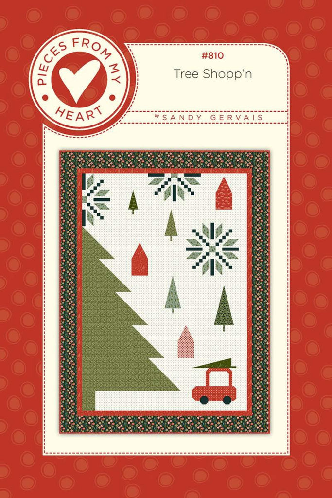 SALE Tree Shopp'n Quilt PATTERN P157 by Sandy Gervais - Riley Blake Designs - INSTRUCTIONS Only