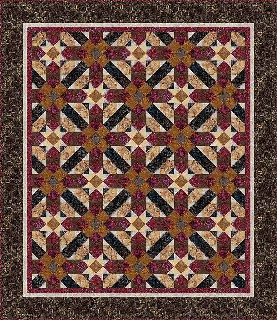 SALE Chocolate Covered Cherries Quilt PATTERN P185 by The Whimsical Workshop - Riley Blake Designs - INSTRUCTIONS Only - Pieced Intermediate