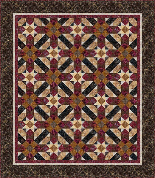 SALE Chocolate Covered Cherries Quilt PATTERN P185 by The Whimsical Workshop - Riley Blake Designs - INSTRUCTIONS Only - Pieced Intermediate
