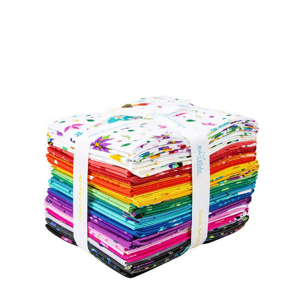 SALE Bloom Fat Quarter Bundle 24 pieces - Riley Blake Designs - Pre cut Precut - Quilting Cotton Fabric