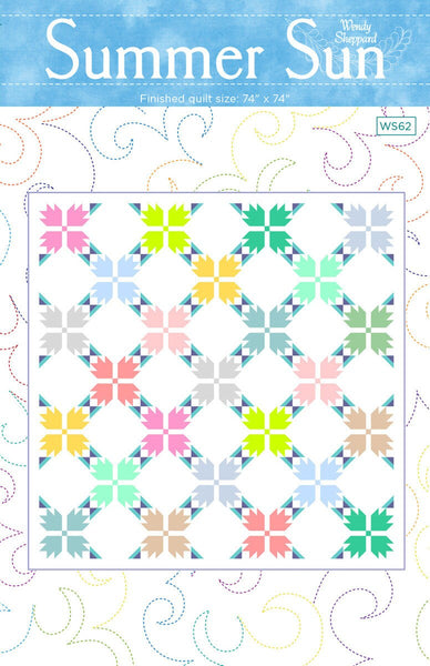 SUPER DEAL! Summer Sun Quilt Pattern P180- Riley Blake Designs - INSTRUCTIONS Only -  Fat Quarter Friendly