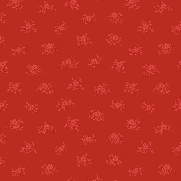 CLEARANCE 31" end of bolt piece - Perennial WIDE BACK WB655 Red - Riley Blake Designs - 107/108" Wide Floral - Quilting Cotton Fabric