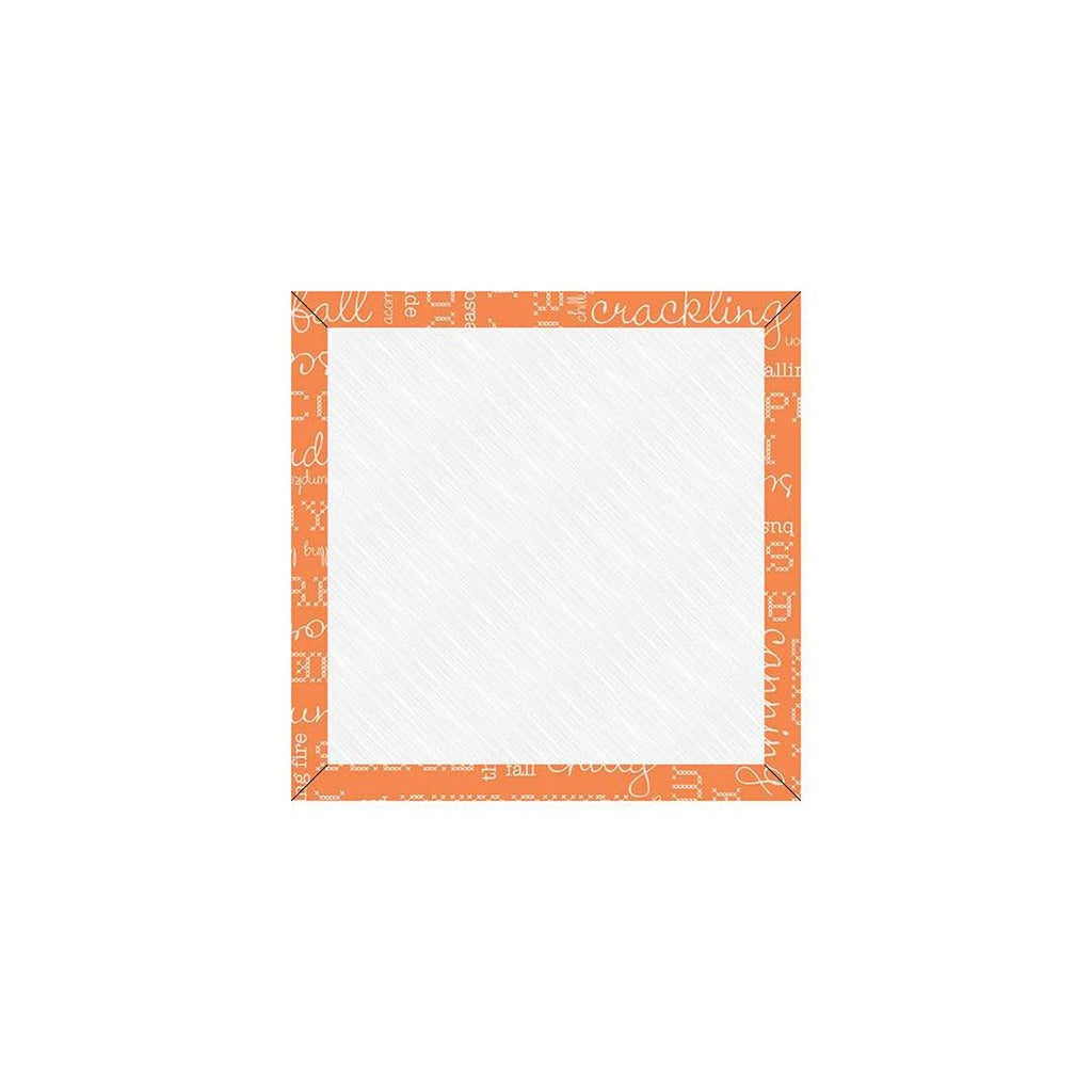 Image of the Lori Holt Autumn 7“ Design Board Pumpkin. Features a very small design board with a bright orange border. 
Cute Little Fabric Shop