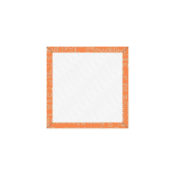 Image of the Lori Holt Autumn 7“ Design Board Pumpkin. Features a very small design board with a bright orange border. 
Cute Little Fabric Shop