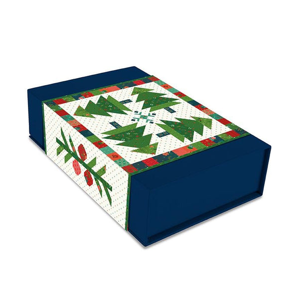 SALE Under the Pines Boxed Runner Kit KT-14861 by Heather Peterson - Riley Blake - Box Pattern Fabric - In From The Cold - Quilting Cotton