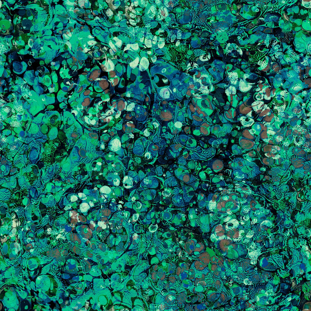 12" End of Bolt Piece - Dragon Fyre 29933 Dragon Scale Texture Q - by QT Fabrics - Fire Breathing Dragons - Quilting Cotton Fabric