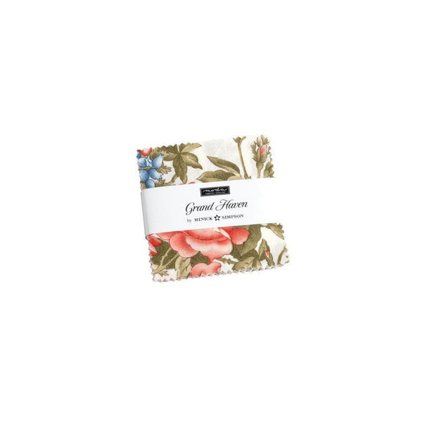 SALE Grand Haven Mini Charm Pack 2 1/2" Stacker Bundle - Moda Fabrics - 42 piece Precut Pre cut - Quilting Cotton Fabric