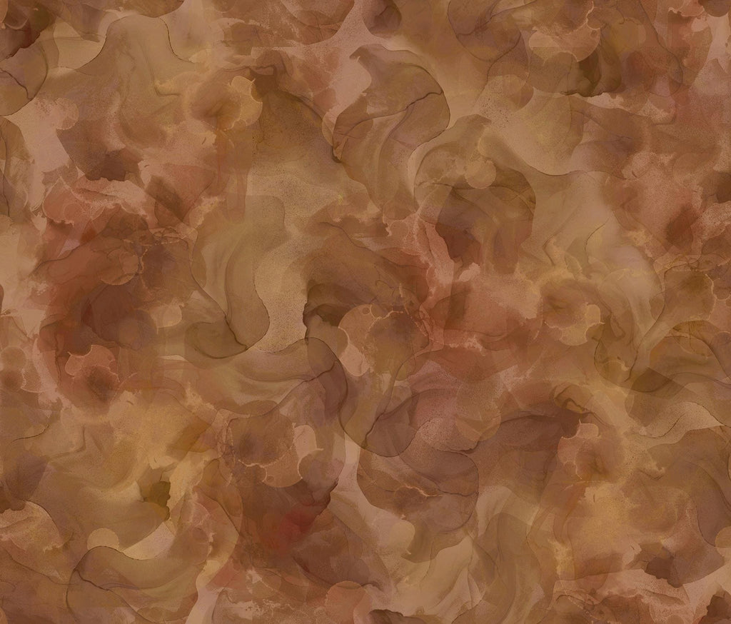 SALE Aura Watercolor Blender 30198 Pecan - QT Fabrics - Quilting Cotton Fabric