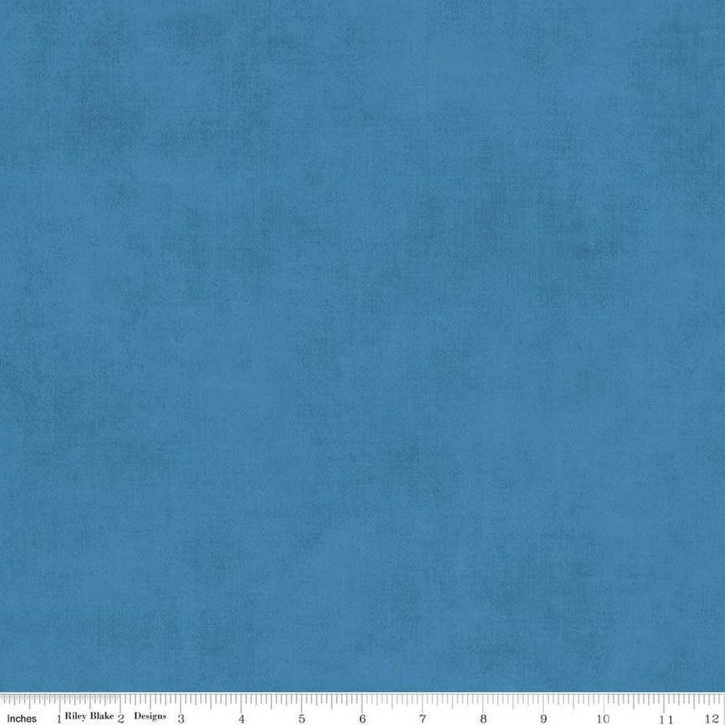 Image of the Shades Coastal Blue quilting cotton fabric by Riley Blake Designs. Features a dark sky blue fabric with a mottled semisold background. 
Cute Little Fabric Shop