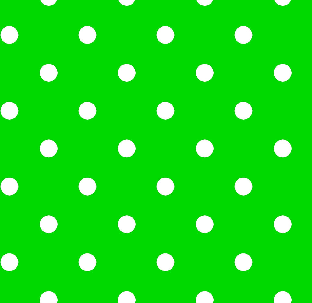 SALE Dots and Stripes and More Brights Small Dot 28892 G Green - QT Fabrics - Polka Dots Dotted - Quilting Cotton Fabric