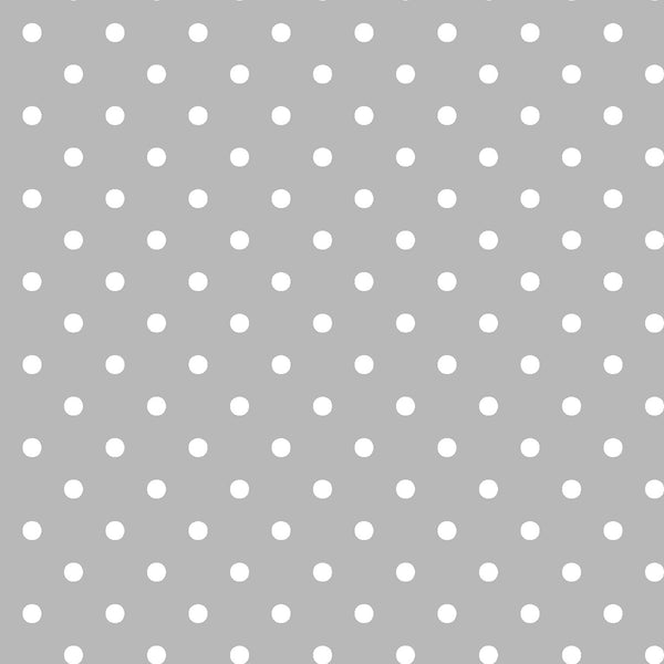Dots and Stripes and More Mini Dot 28891 K Gray - QT Fabrics - Polka Dots Dotted - Quilting Cotton Fabric