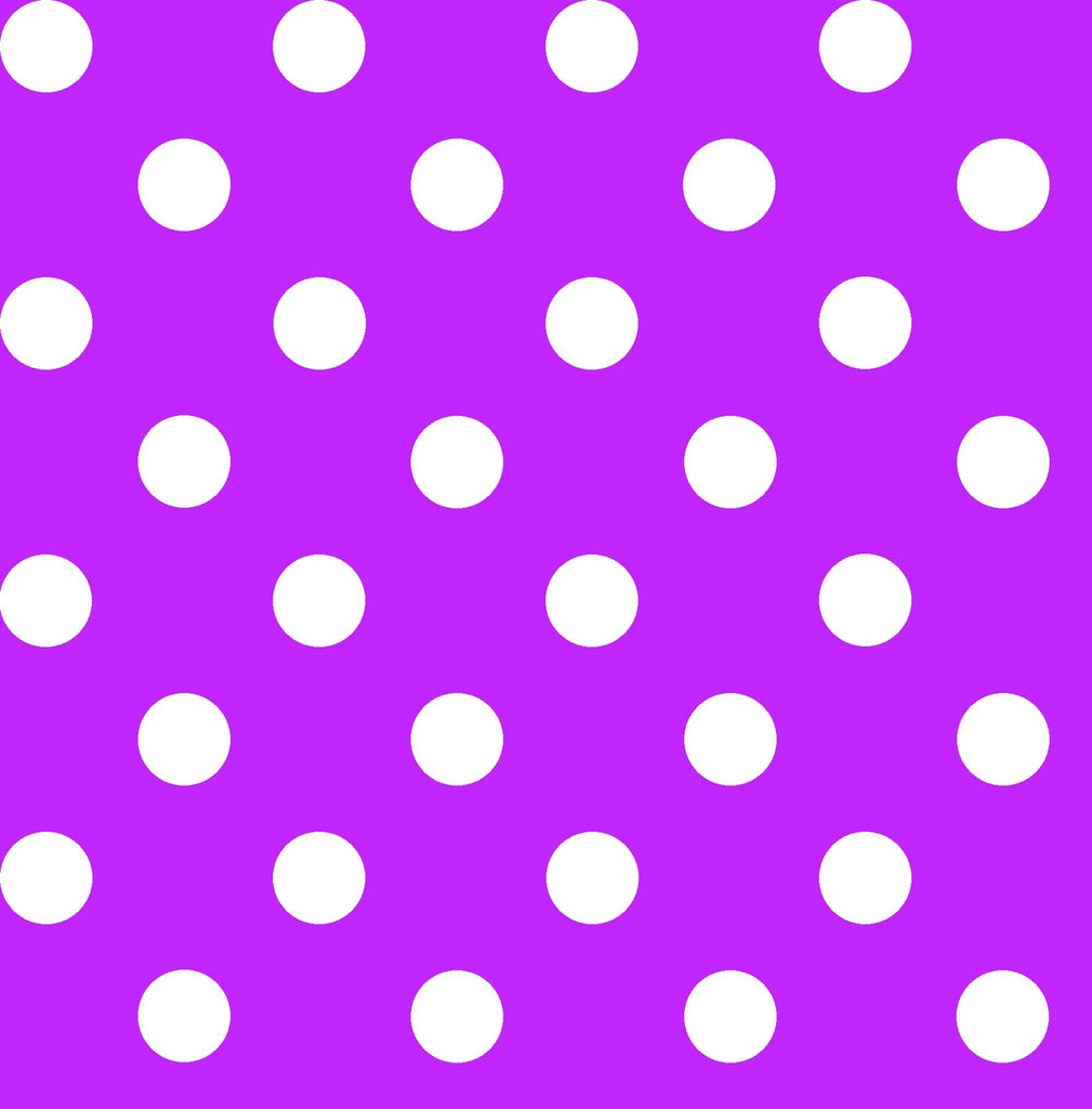 CLEARANCE Dots and Stripes and More Brights Medium Dot 28893 V Purple - QT Fabrics - Polka Dots Dotted - Quilting Cotton Fabric