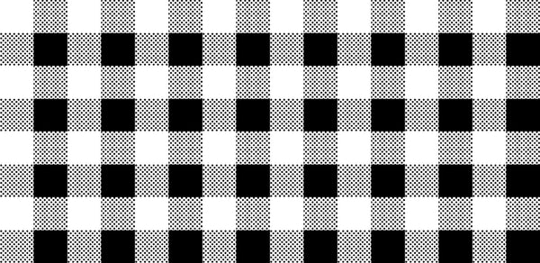 SALE Dots and Stripes and More PRINTED Medium Gingham 28896 J Black White - QT Fabrics - Check Checks Checkered - Quilting Cotton Fabric