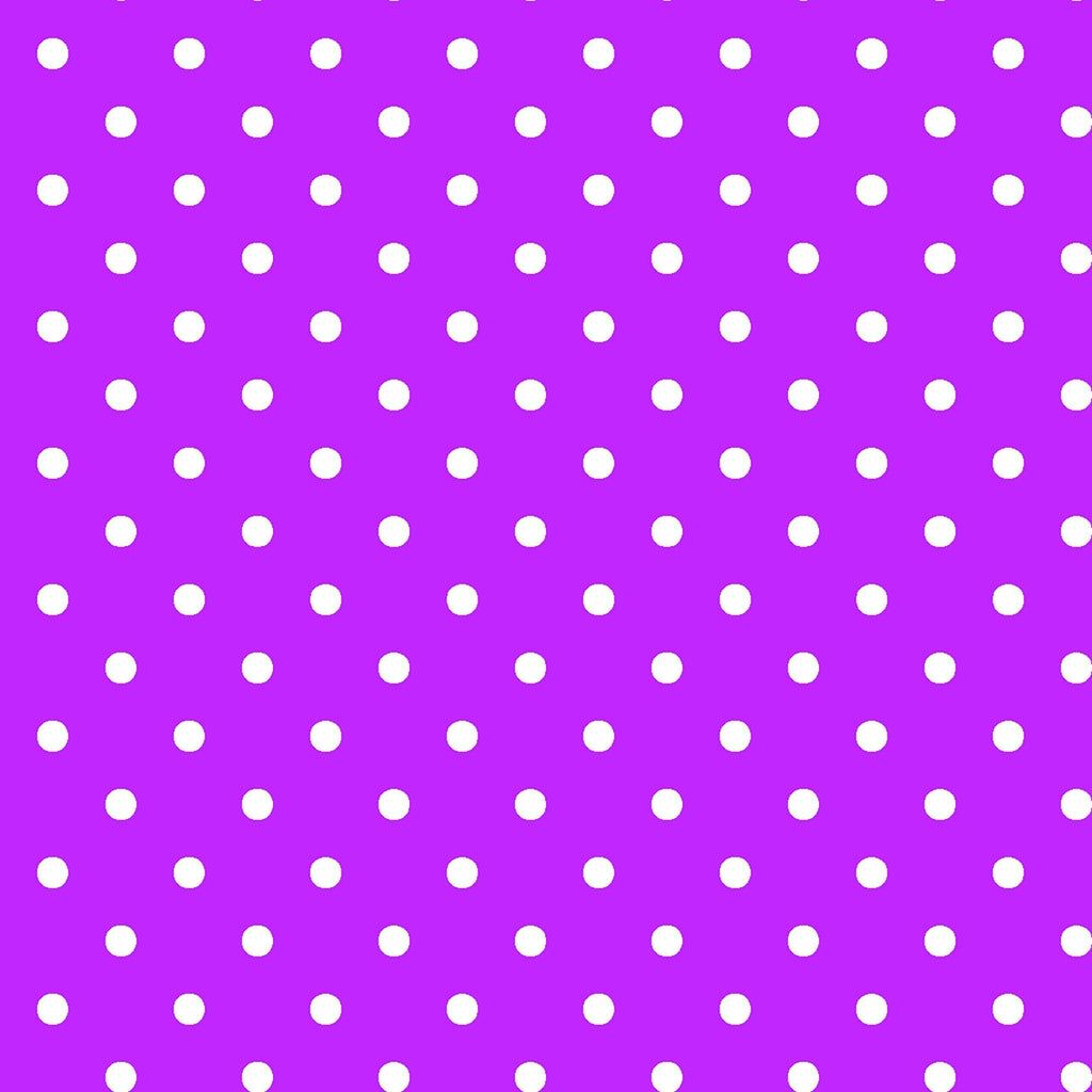 SALE Dots and Stripes and More Brights Mini Dot 28891 V Purple - QT Fabrics - Polka Dots Dotted - Quilting Cotton Fabric