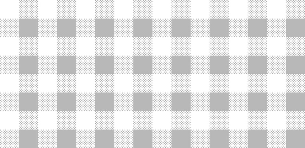 SALE Dots and Stripes and More PRINTED Medium Gingham 28896 K Gray White - QT Fabrics - Check Checks Checkered - Quilting Cotton Fabric