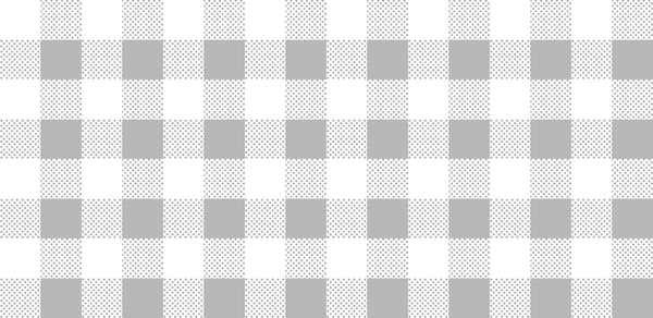 SALE Dots and Stripes and More PRINTED Medium Gingham 28896 K Gray White - QT Fabrics - Check Checks Checkered - Quilting Cotton Fabric