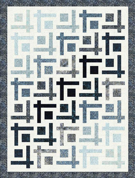 Image of the Chop Suey quilt pattern by 4th and Main Design for Riley Blake Designs. Features a square and line quilt. 
Cute Little Fabric Shop