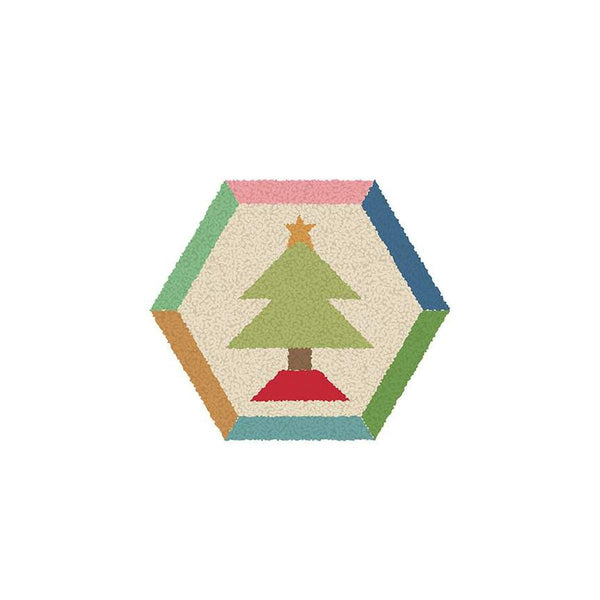 Image of the Winter Punch Needle Pattern by Lori Holt for Riley Blake Designs. Features a tree project.
Cute Little Fabric Shop