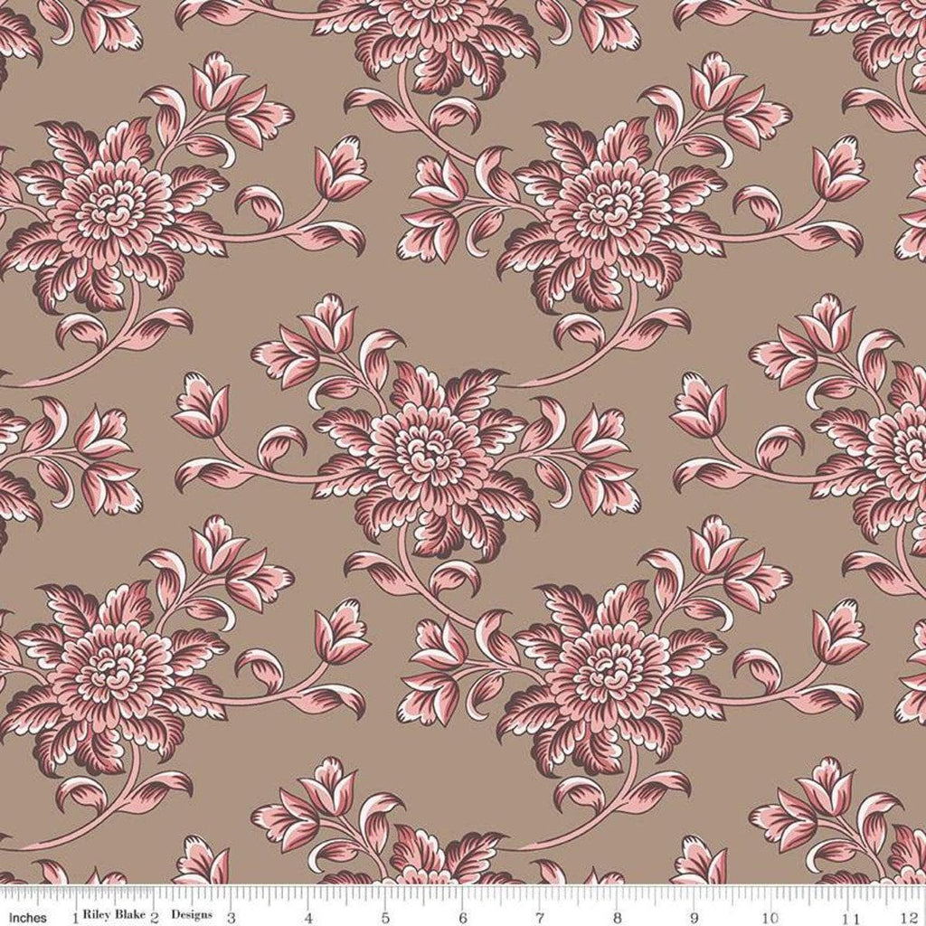 Jane Austen at Home C10013 Isabella - Riley Blake Designs - Historical Reproductions Floral - Quilting Cotton Fabric - Licensed Product