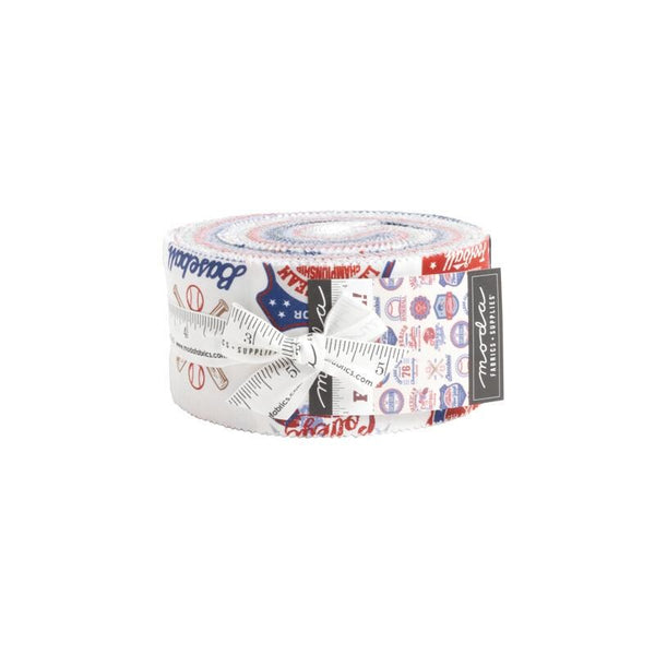 Image of the Play Ball Rolie Polie by Moda Fabrics. Features baseball and ball game fabrics on various backgrounds.
Cute Little Fabric Shop