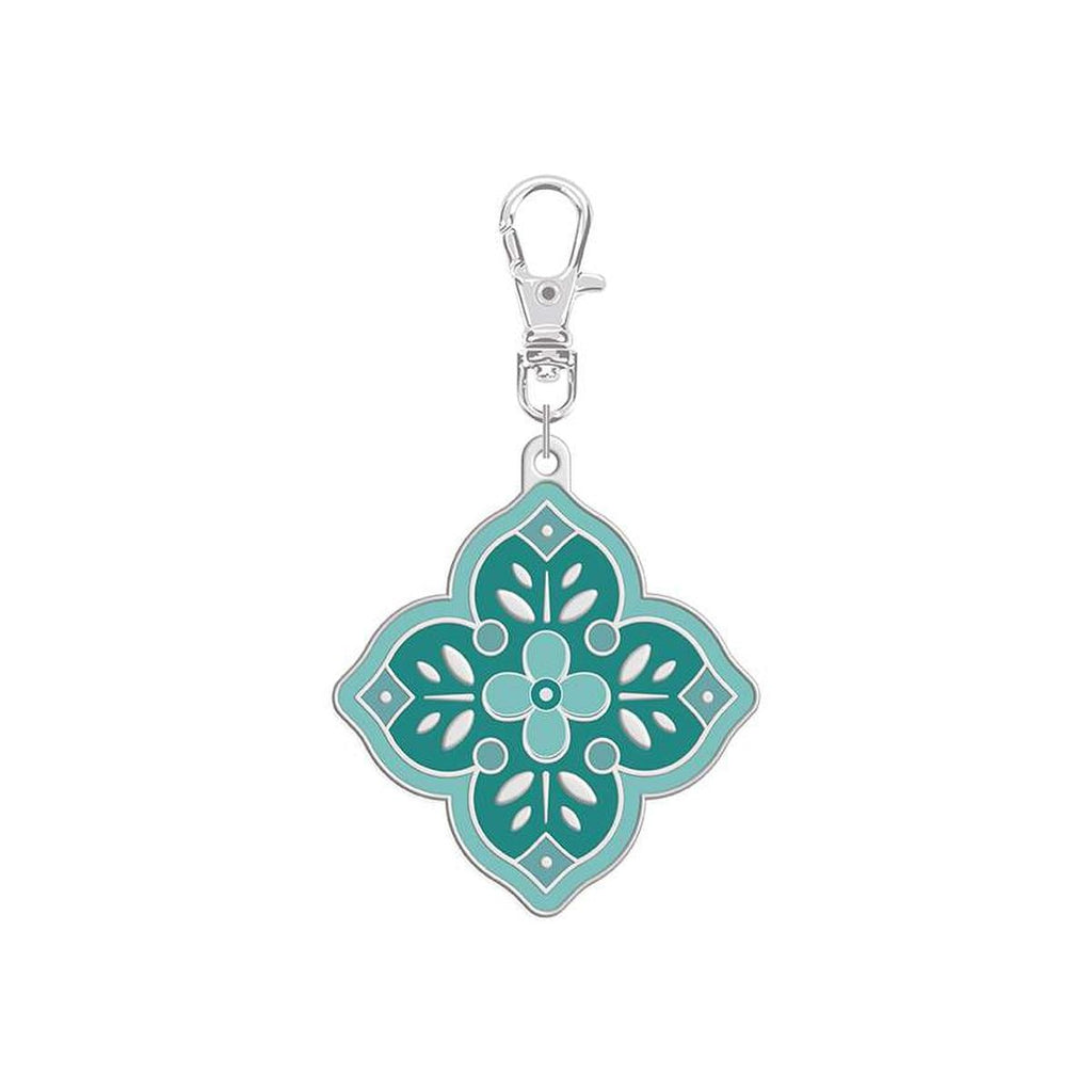 Features the Enamel Happy Charm™ Medallion by Lori Holt for Riley Blake Designs. Features a geometric floral medallion charm. 
Cute Little Fabric Shop