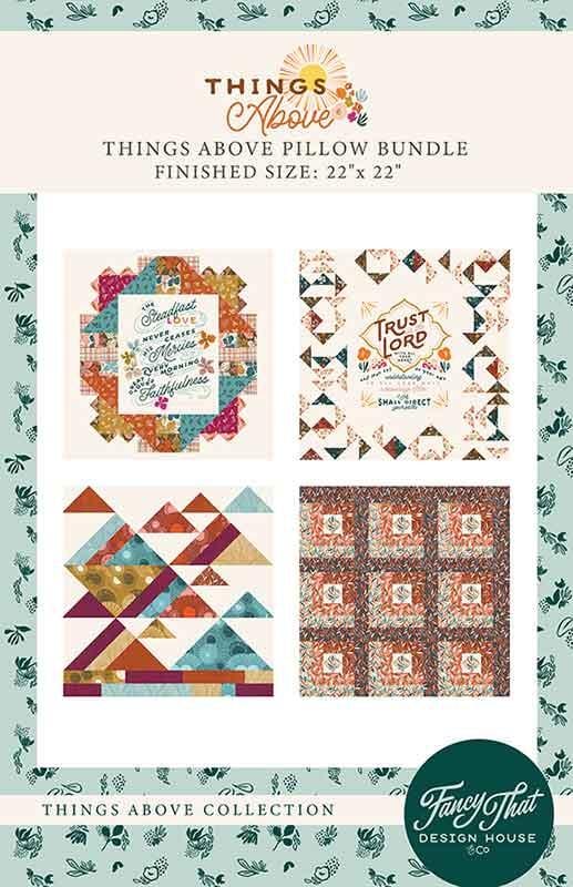 Image of the Things Above Pillow Bundle Quilt Pattern by Fancy That Design House and Co for Moda Fabrics. Features a pillow quilt pattern.
Cute Little Fabric Shop