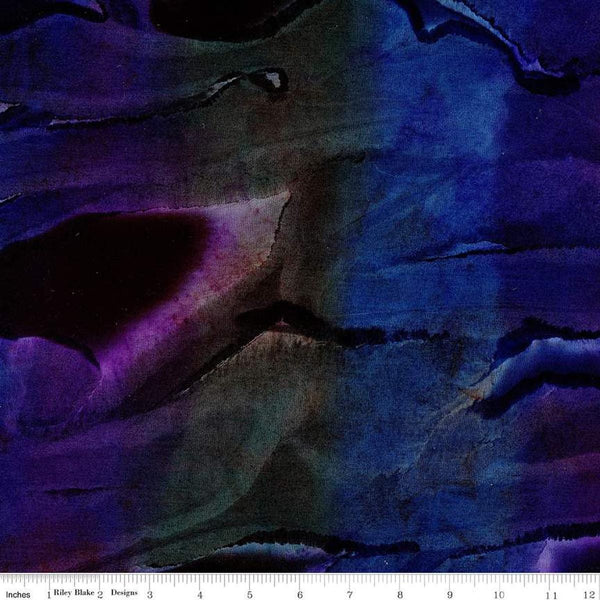 Image of the Expressions Batiks Express Yourself! Techniques in Dye Plum Dressing for Riley Blake Designs. Features colorful backgrounds. 
Cute Little Fabric Shop