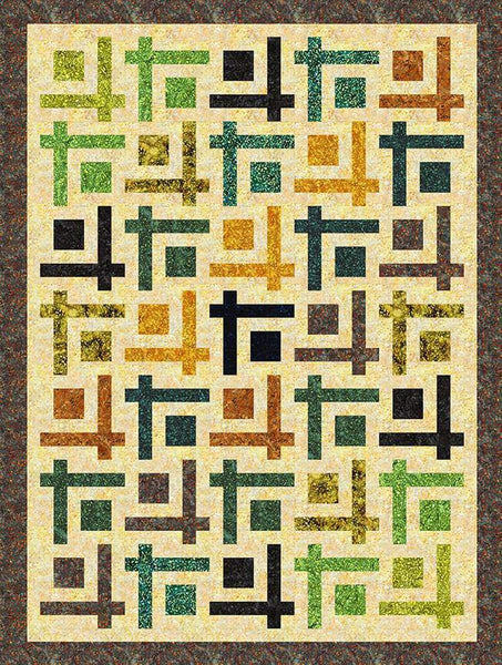 Image of the Chop Suey quilt pattern by 4th and Main Design for Riley Blake Designs. Features a square and line quilt. 
Cute Little Fabric Shop