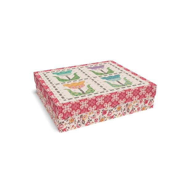 Image of the Stitched Tulips Quilt Boxed Kit by Lori Holt for Riley Blake Designs. Features tulips on a cream quilt.
Cute Little Fabric Shop