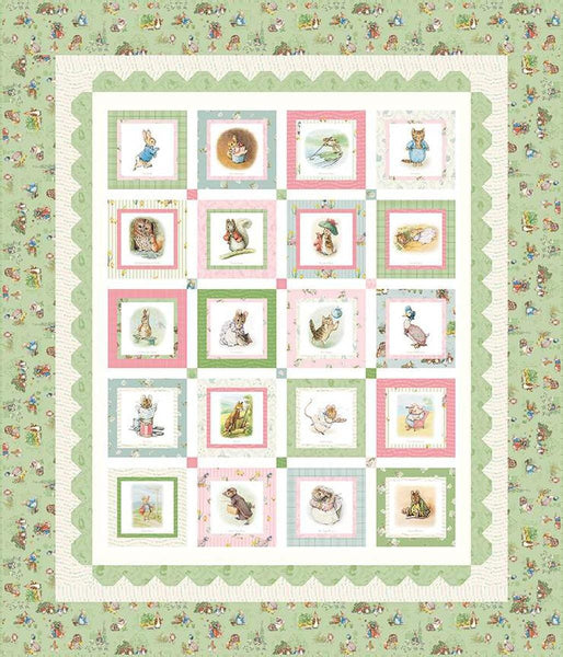 Image of the Peter Rabbit™ and Friends Panel Quilt Boxed Kit by Beatrix Potter for Riley Blake Designs. Features Peter Rabbit characters on a quilt.
Cute Little Fabric Shop