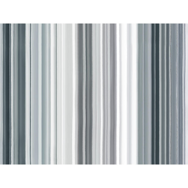 Image of the Synergy Stripe Gray quilting cotton fabric by QT Fabrics. Features stripes on a gray background. Cute Little Fabric Shop