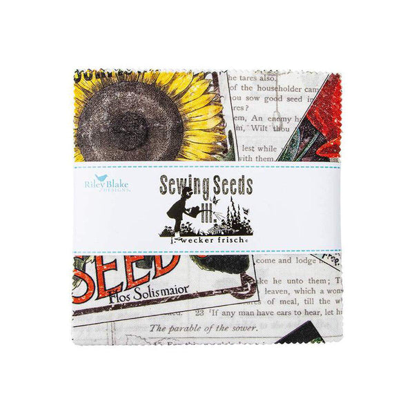 Image of the Sewing Seeds 5 inch Stacker for Riley Blake Designs. Features sewing and vintage themed fabrics.
Cute Little Fabric Shop