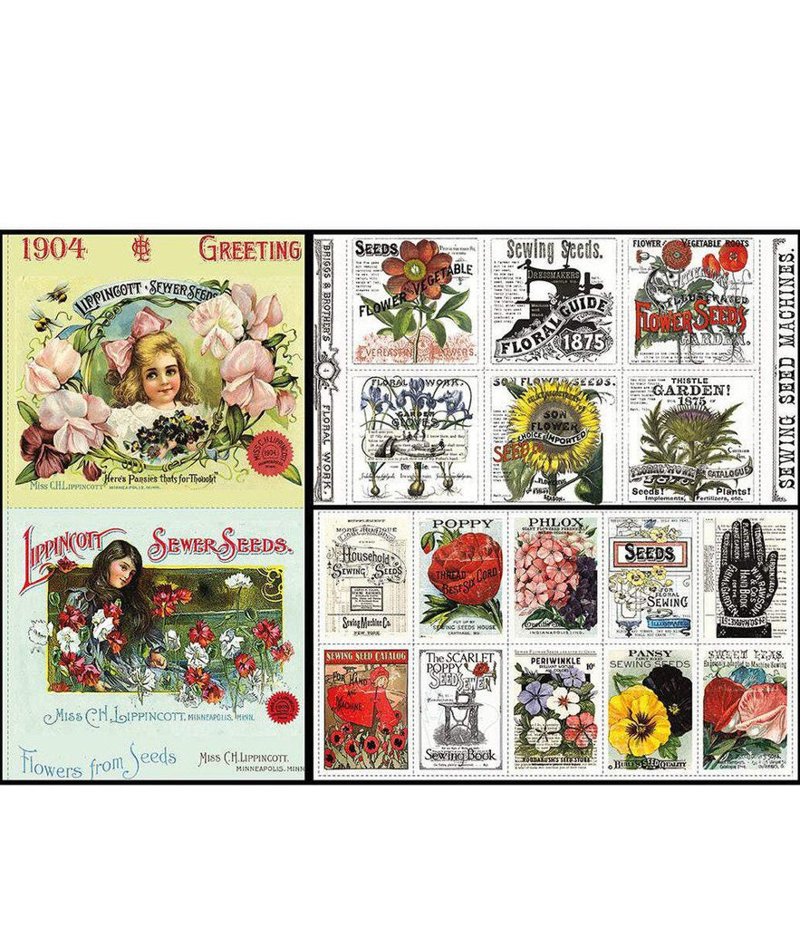 Image of the Sewing Seeds III Panel Bundle by J. Wecker Frisch for Riley Blake Designs. Features 3 panels in one bundle.
Cute Little Fabric Shop