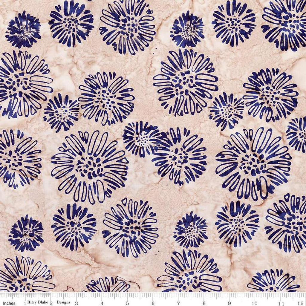 Image of the Expressions Batiks Let Freedom Reign Coffee Cream quilting cotton fabric by Riley Blake Designs. Features patriotic fabrics. 
Cute Little Fabric Shop