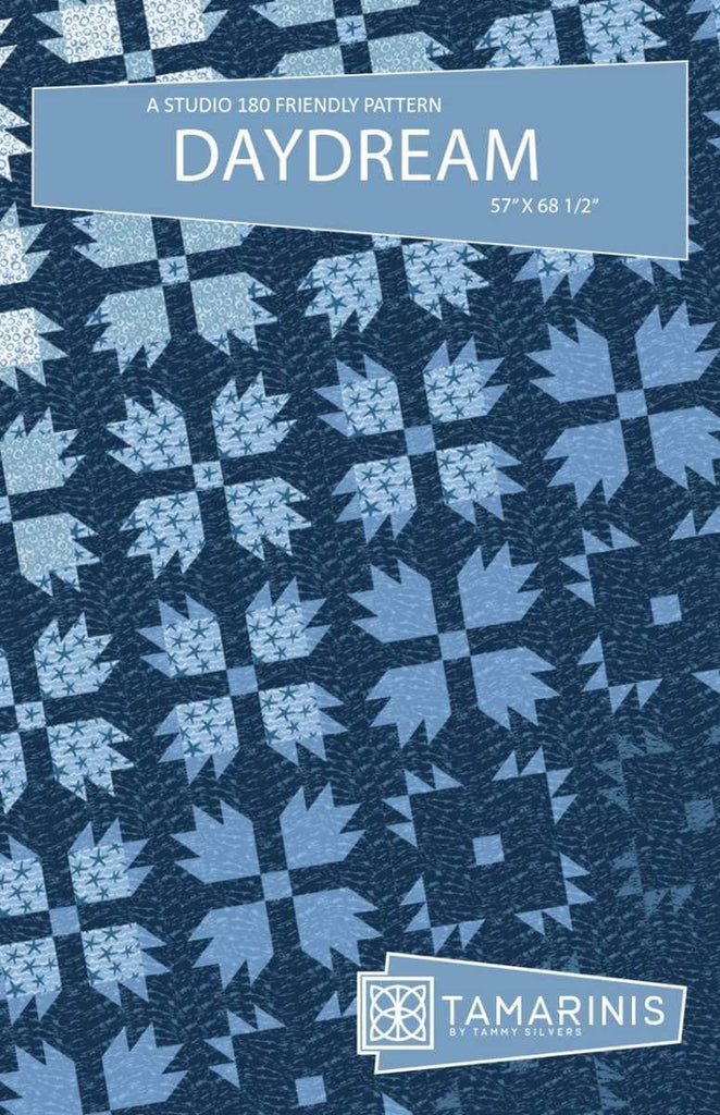 Image of the Daydream by Tamarinis for Riley Blake Designs. Features blue fabrics on a quilt.
Cute Little Fabric Shop