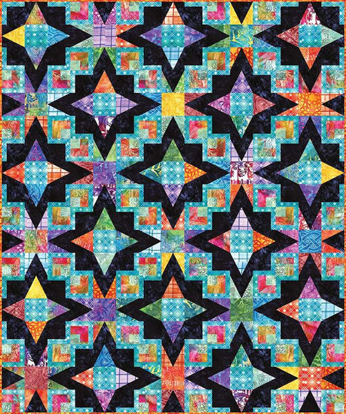 Image of the Prismatic Compass quilt pattern by Blooming Boldly Designs for Riley Blake Designs. Features geometric shapes on a quilt.
Cute Little Fabric Shop