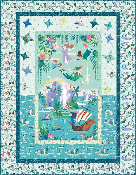 Forever Neverland Panel Boxed Quilt Kit KT-15900 - Riley Blake Designs - Box Pattern Fabric - Neverland - Quilting Cotton