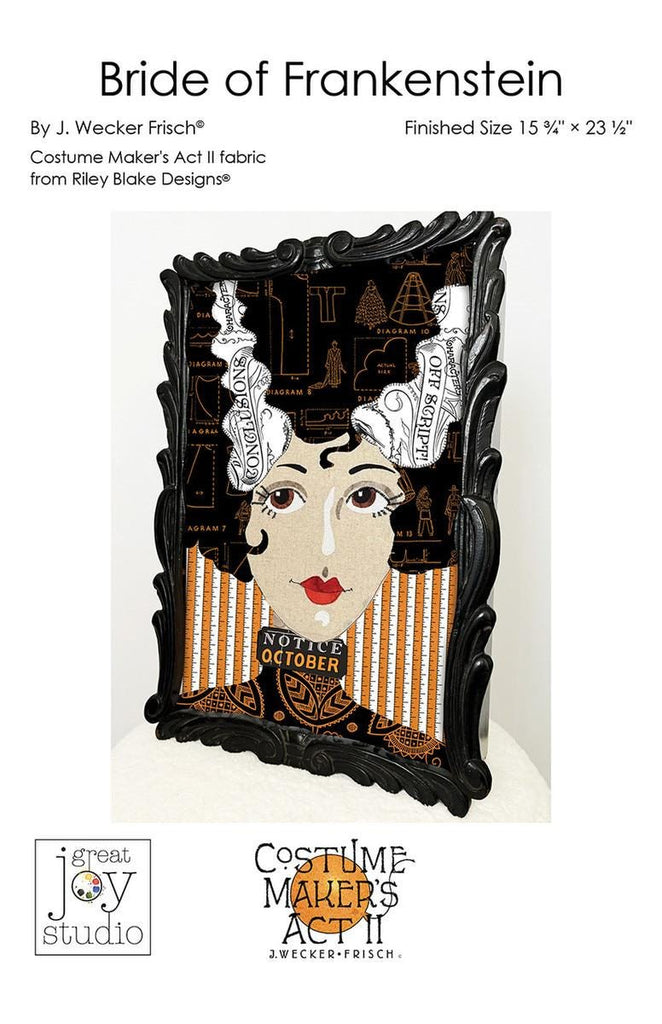 SALE Bride of Applique Quilt PATTERN P120 by J. Wecker Frisch - Riley Blake Designs - INSTRUCTIONS Only - Applique