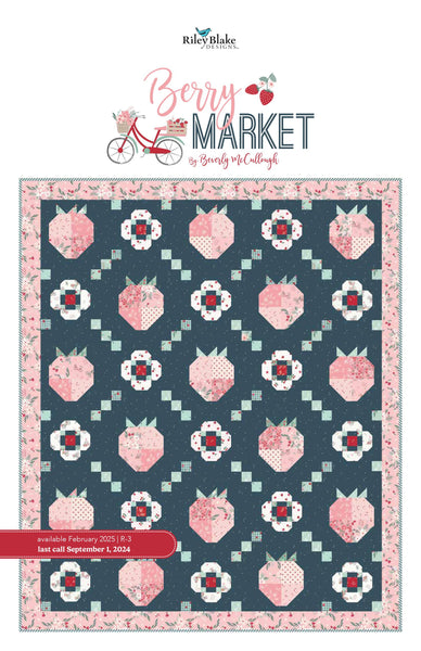 Berry Market Layer Cake 10" Stacker Bundle - Riley Blake Designs - 42 piece Precut Pre cut - Floral - Quilting Cotton Fabric
