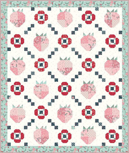 SALE Berry Market Boxed Quilt Kit KT-15740 - Riley Blake Designs - Box Pattern Fabric - Spring Berry - Quilting Cotton Fabric