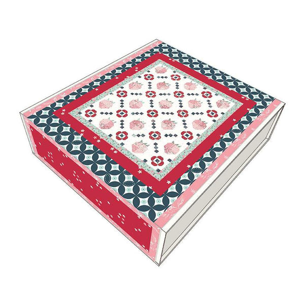 SALE Berry Market Boxed Quilt Kit KT-15740 - Riley Blake Designs - Box Pattern Fabric - Spring Berry - Quilting Cotton Fabric
