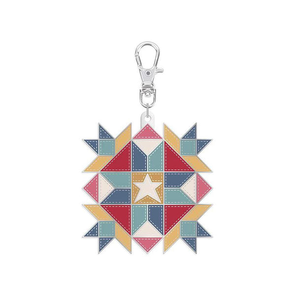 SALE Lori Holt Enamel Happy Charm ST-40879 Star - Riley Blake Designs - Approximately 1 3/4" x 2"
