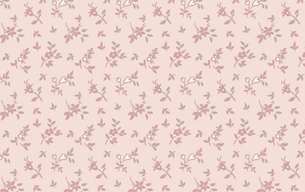 14" End of Bolt - SALE Exquisite Stems C10705 Blush - Riley Blake Designs - Floral Pink Flowers on Pink - Quilting Cotton Fabric