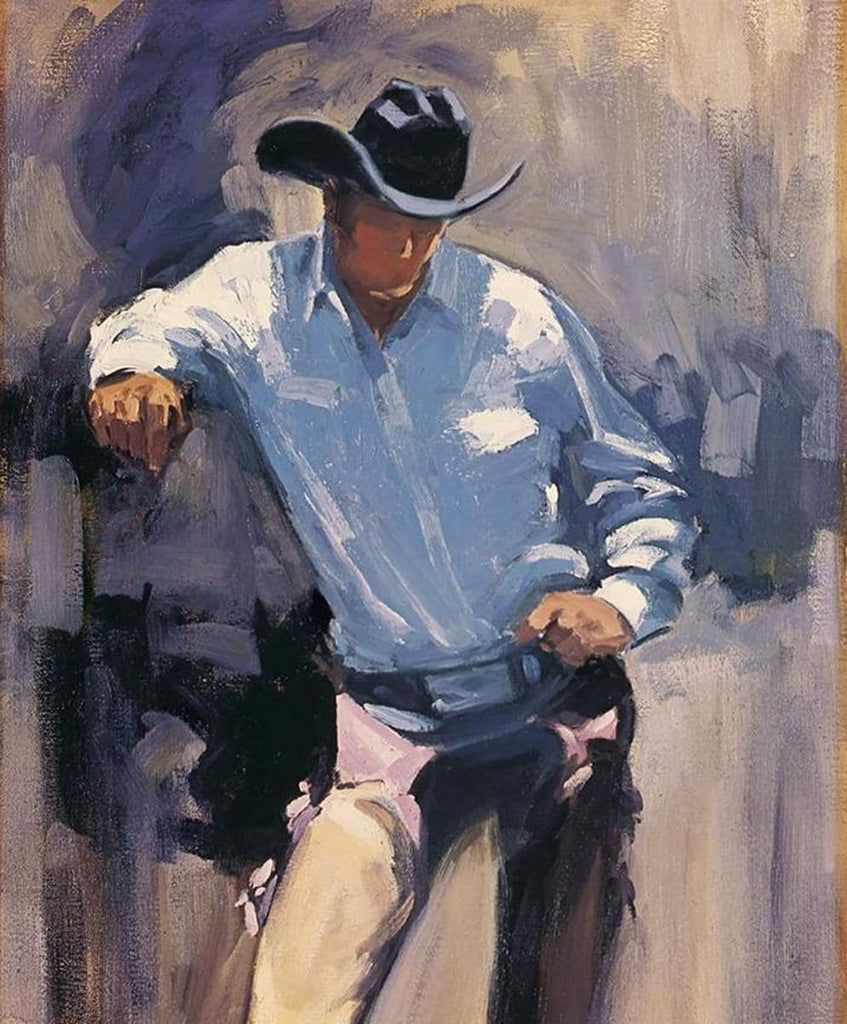 Back of the Chutes Cowboy Panel P10134 - Riley Blake - DIGITALLY PRINTED Cowboy Western - Quilting Cotton Fabric - Licensed Product