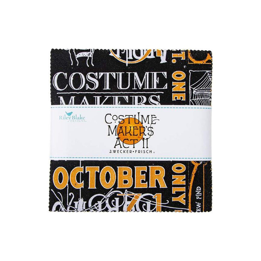 SALE Costume Maker's Act II 5" 5" Stacker Bundle - Riley Blake Design - 42 piece Precut Pre cut - J Wecker Frisch - Quilting Cotton Fabric