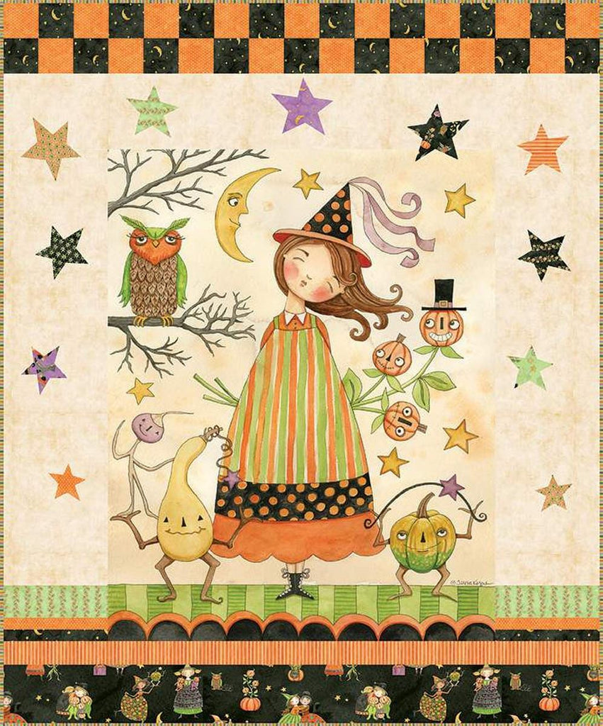 SALE Ghoul Friends Panel Quilt Kit KT-16050 - Riley Blake Designs - Box Pattern Fabric - Halloween - Quilting Cotton Fabric
