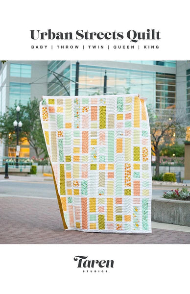 Urban Streets Quilt PATTERN P163 by Tarren Studios - Riley Blake - INSTRUCTIONS Only - Five Sizes - Multiple Sizes
