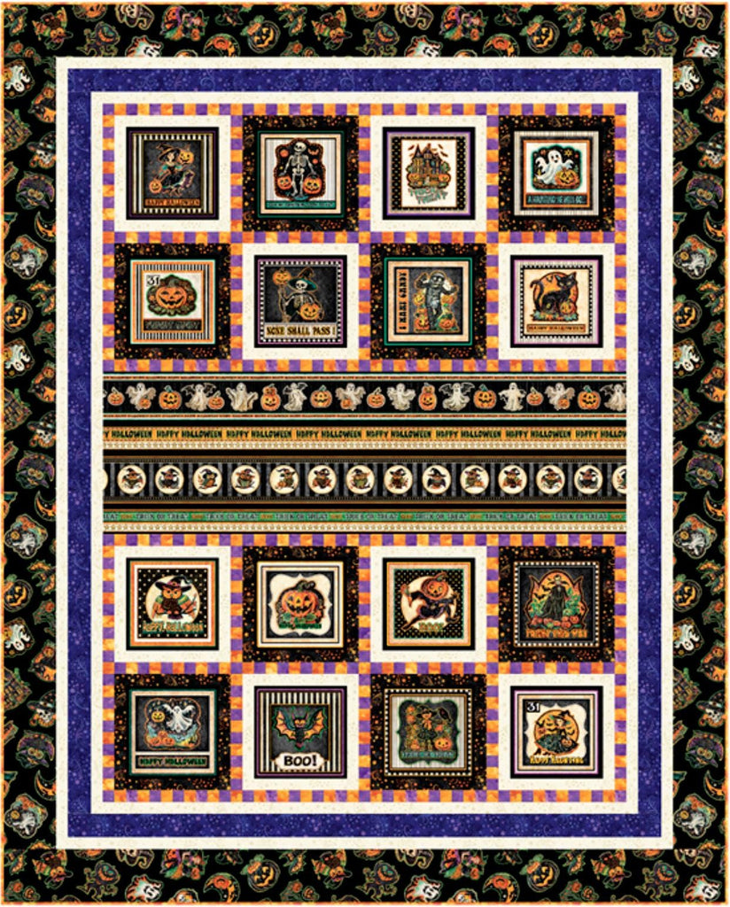 Happy Haunting Quilt PATTERN - QT Fabrics - Instructions Only - Morris Creative Group -Quilting