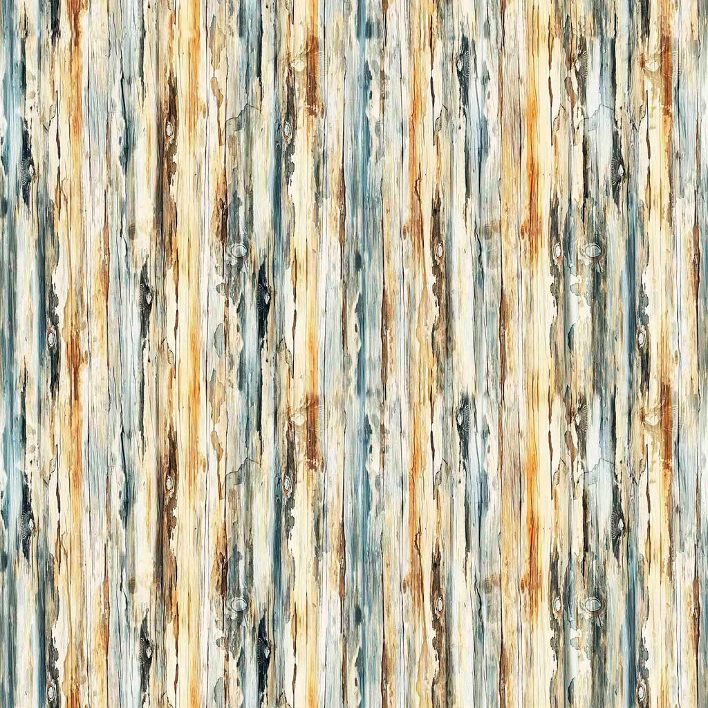 SALE MINKY Running With The Pack Bark Stripe 60" Wide 31103 Multi - QT Fabrics - Floral Flowers Bees - 100% Polyester