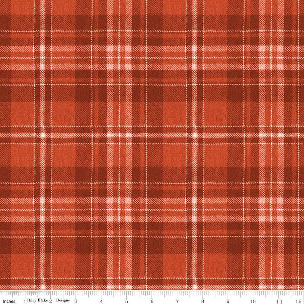 SALE Classic Christmas Plaid C16285 Red by Riley Blake Designs - Lines Stripe Striped - Quilting Cotton Fabric